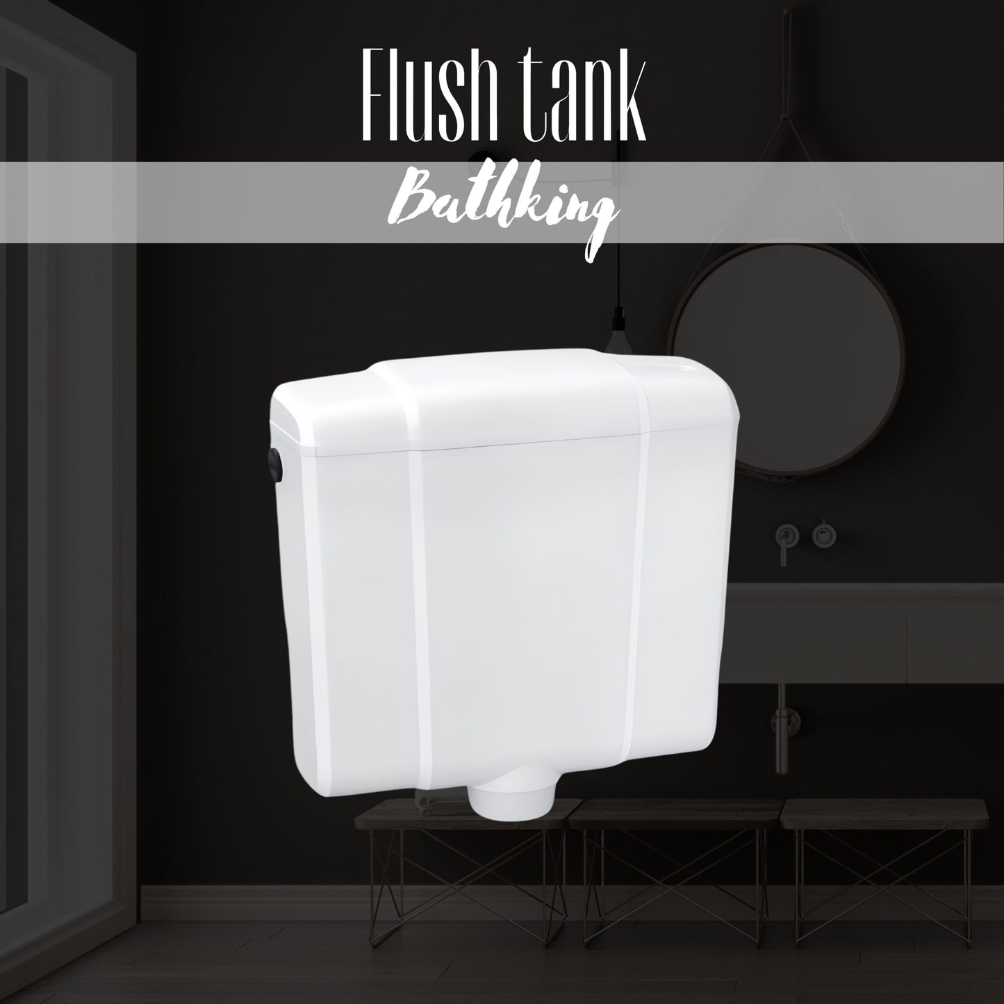 Bathking Flush Tank 9-ltr WC Flush Tank - Orissa Flush Tank - Toilet Flush Tank