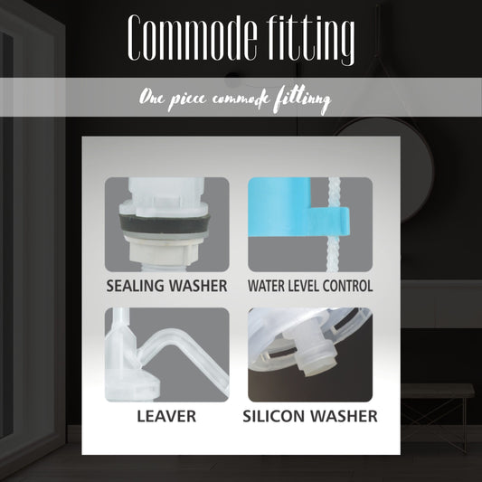 FLAOT VALVE for Commode Fitting Double Push CHINA Fitting – Cistern Fitting