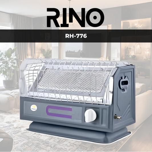 RINO Gas Heater RH776 Single Knob Jali AUTO – Rino Appliances