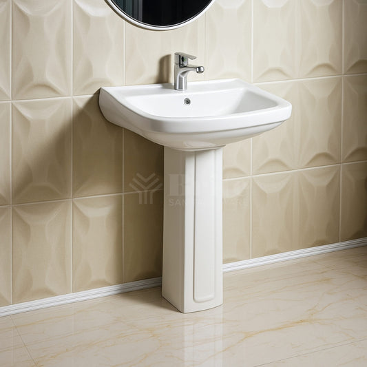 Brite Capricorn Wash Basin Pedestal - Brite Sanitary Ware