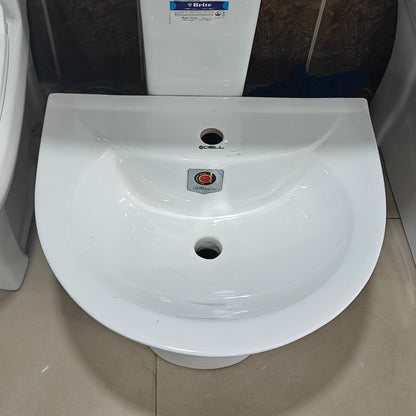 Dell Wall Hang Basin 1 - Dell Ceramics - Dell Sanitary Ware