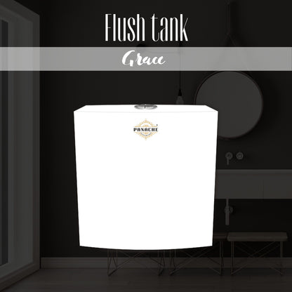 Panache Flush Tank Double Push - Squatting Pan Flush Tank - Toilet Flush Tank