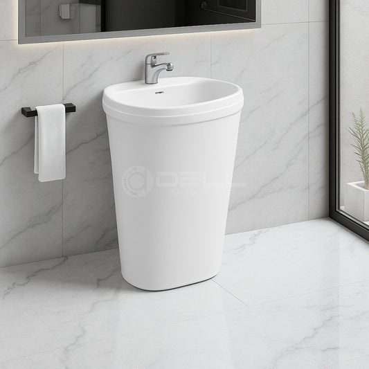 Dell One Piece Basin 1 - Dell Ceramics - Dell Sanitary Ware