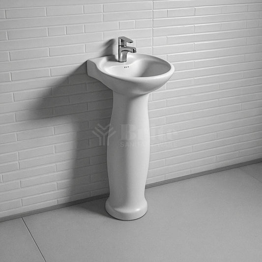 Brite 12x15 Wash Basin Pedestal - Brite Sanitary Ware