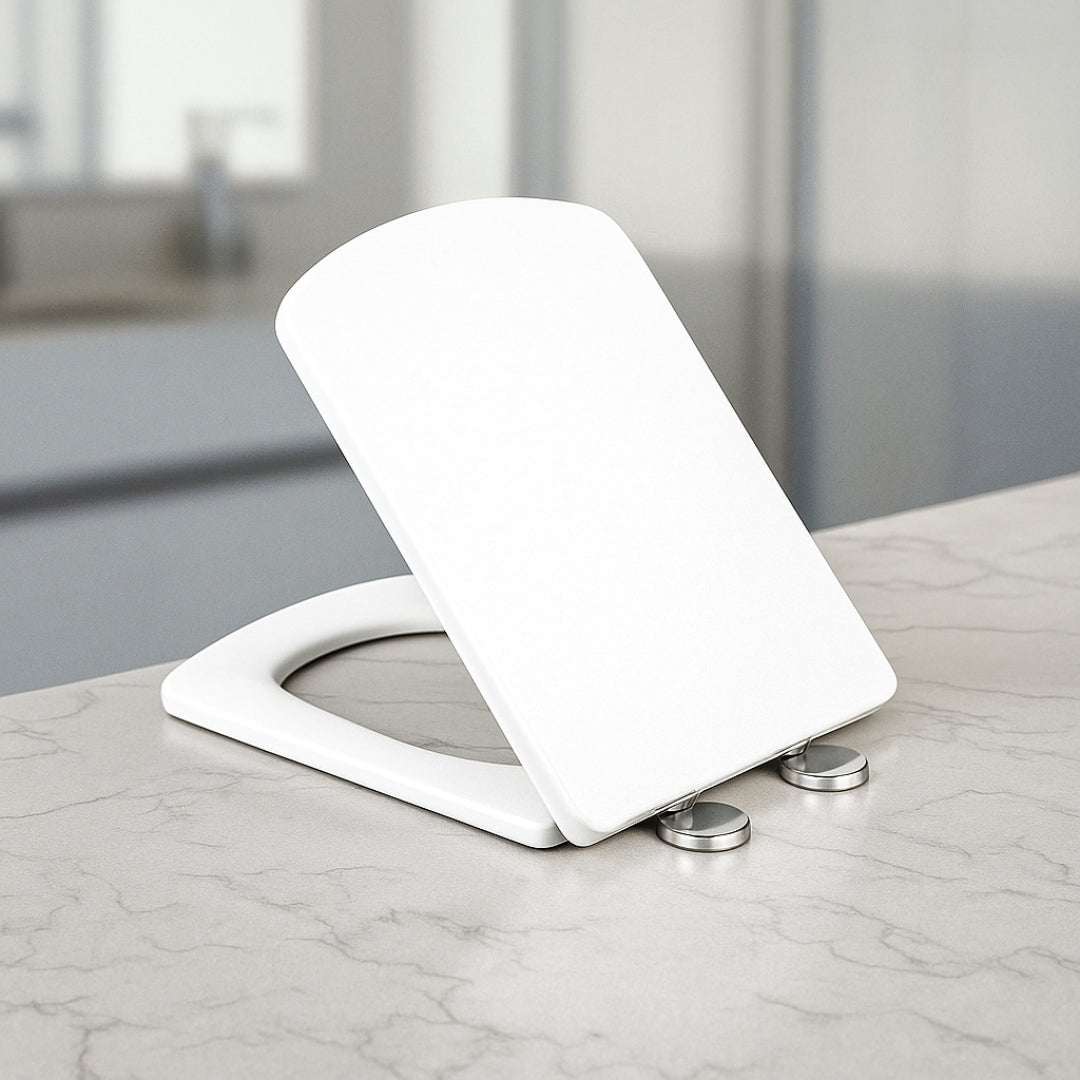 Detachable Hydraulic Commode Seat Cover S-180 SOLO – Commode Lid – Plastic Commode Seat Cover Hydraulic