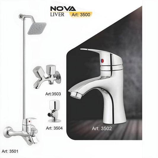 Star Asia Nova Bath Set Single Lever - Star Asia Sanitary