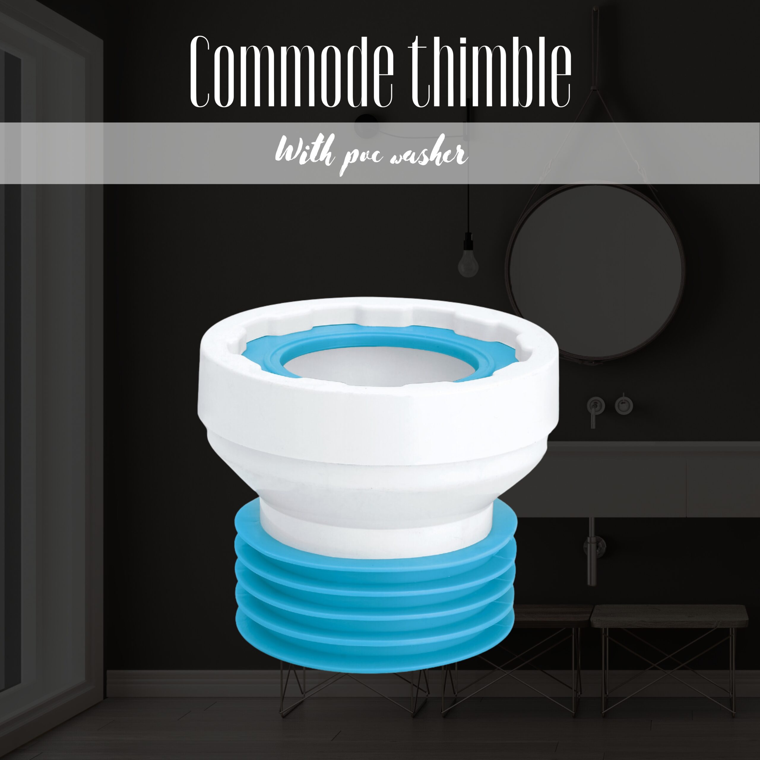 Brite ABS Commode Socket – Commode Thimble With PVC Washer - Sanitary ...