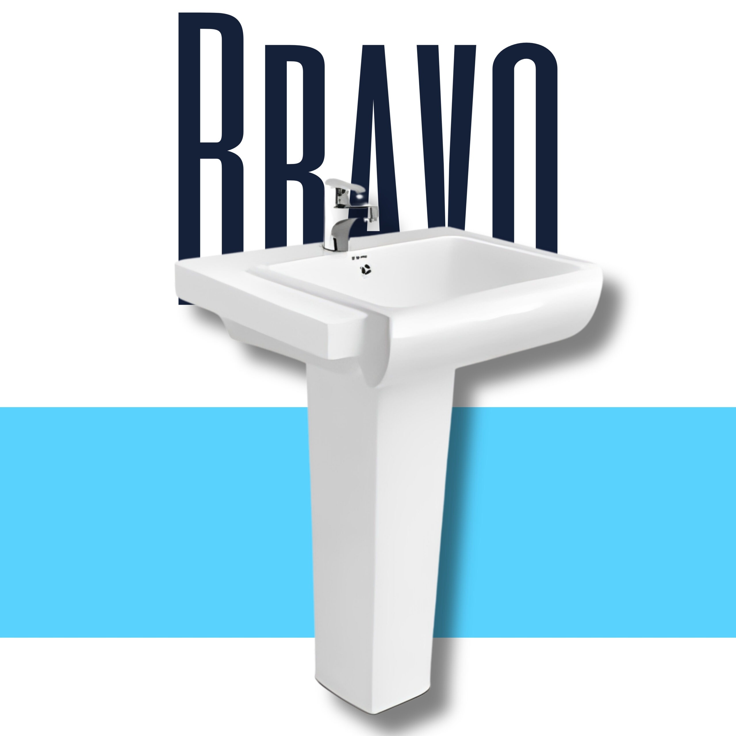 Brite Bravo Wash Basin Pedestal - Brite Sanitary Ware - Sanitary & Fittings