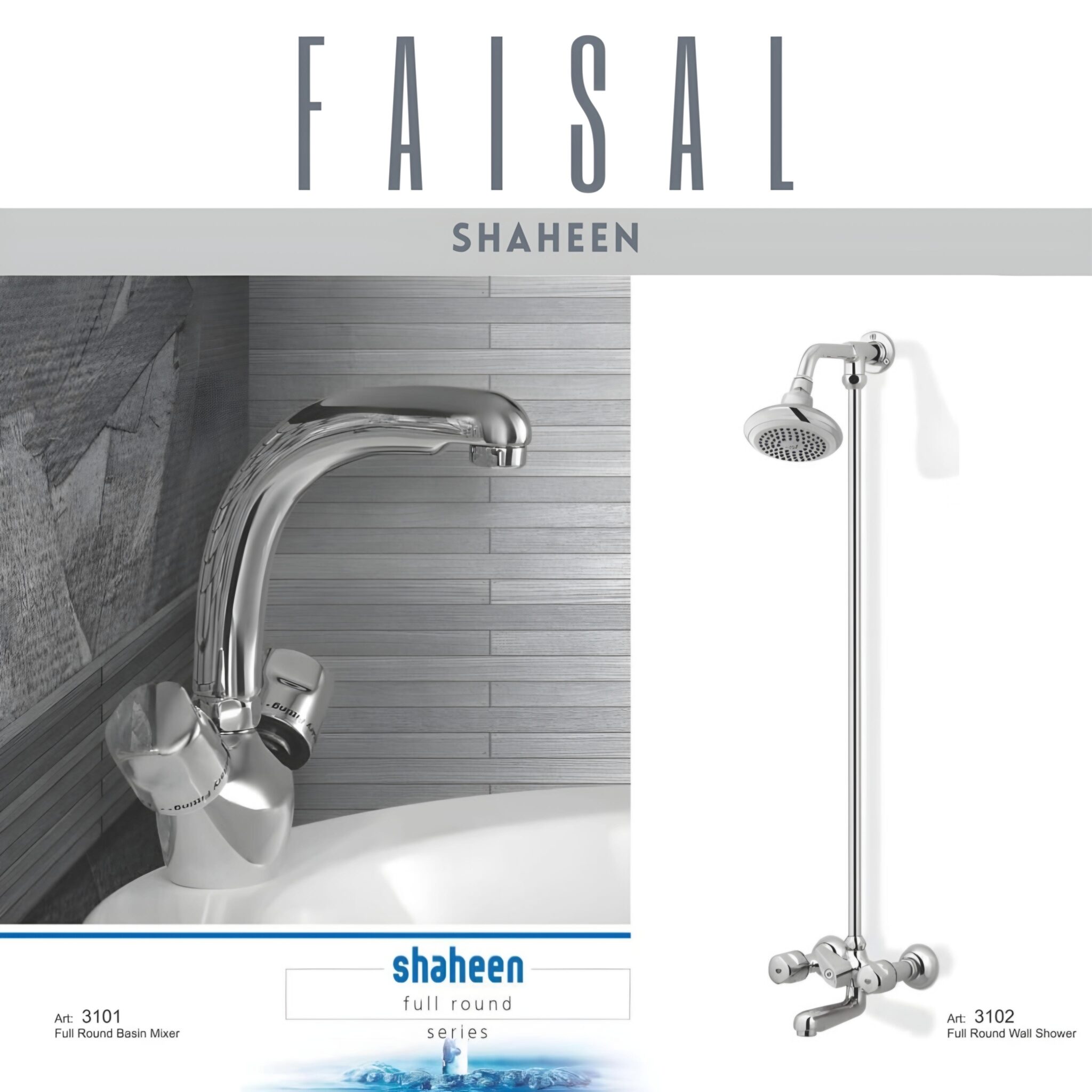 Faisal Shaheen Round Bath Set Chrome – Faisal Sanitary Fittings ...