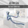 Kitchen Sink Waste Double Bowl