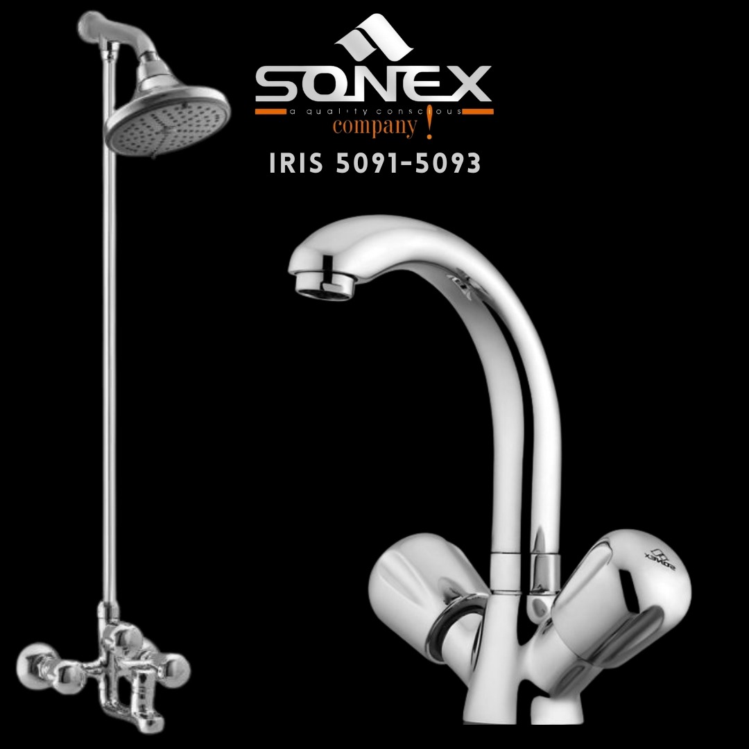 Sonex IRIS 50915093 Bath Set Chrome Sonex Sanitary Fittings
