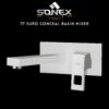 Sonex Euro Basin Mixer,concealed shower,concealed basin tap,concealed basin mixer, sonex, faucet, 99 faucet, sonex company, Basin mixer, Basin tap, Bathroom taps, water faucet, mixer tap, filtered water faucet, vanity mixer, long neck mixer