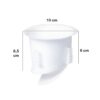 WC Hole Cover for flush smell, Rats blocker for toilet closit Quick Result (AB)