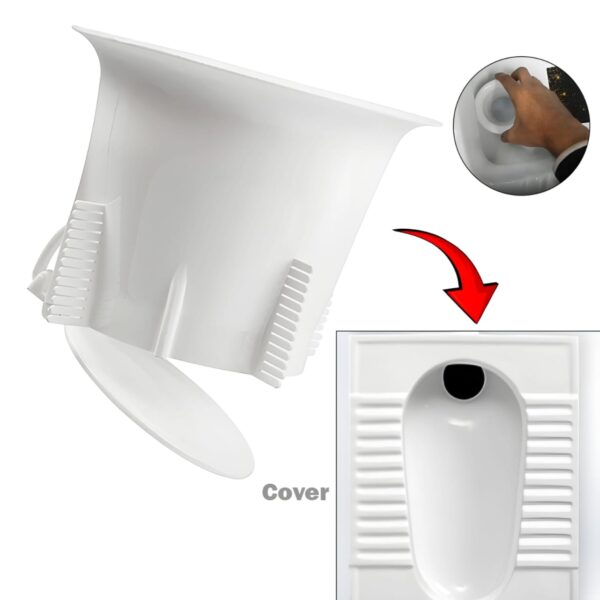 WC Hole Cover for flush smell, Rats blocker for toilet closit Quick Result (AB)