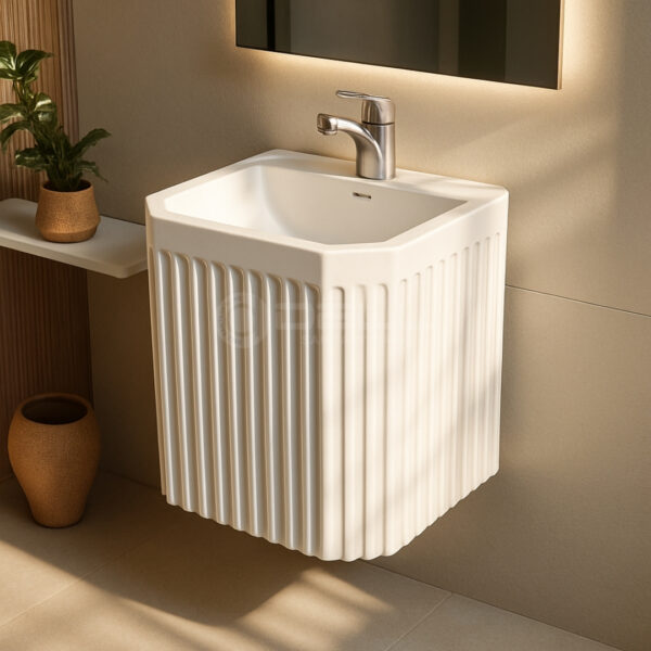 Dell Wall Hang Basin 5 - Dell Ceramics - Dell Sanitary Ware