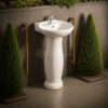 Wash Basin Dell 12x15 - Dell Ceramics - Dell Sanitary Ware, Wash basin, small basin, medium basin, modern basin design, best wash basin, wash basin price in Pakistan, buy wash basin online, sanitaryandfittings.com, best quality basin pedestal online,