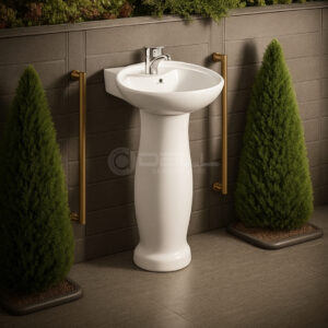 Wash Basin Dell 12x15 - Dell Ceramics - Dell Sanitary Ware, Wash basin, small basin, medium basin, modern basin design, best wash basin, wash basin price in Pakistan, buy wash basin online, sanitaryandfittings.com, best quality basin pedestal online,