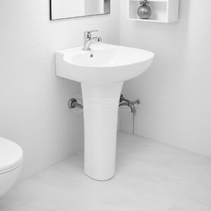 Wash Basin Dell 3 - Dell Ceramics - Dell Sanitary Ware, Wash basin, small basin, medium basin, modern basin design, best wash basin, wash basin price in Pakistan, buy wash basin online, sanitaryandfittings.com, best quality basin pedestal online,
