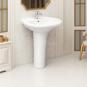 Wash Basin Dell Galaxy - Dell Ceramics - Dell Sanitary Ware, Wash basin, small basin, medium basin, modern basin design, best wash basin, wash basin price in Pakistan, buy wash basin online, sanitaryandfittings.com, best quality basin pedestal online,