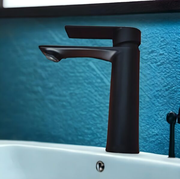 CHINA BASIN MIXER BLACK (AS)