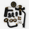 SUPER MSTER BLACK GOLD BATH SET
