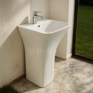 Brite Square One Piece Wash Basin,one piece,one piece basin,one piece wash basin,one piece sink,wash basin,wash washen,bathroom sink,wash basin wash basin,basin wash basin,standing wash basin,