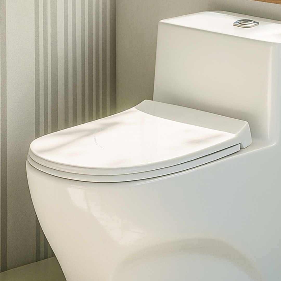 Hydraulic Commode Seat Cover AQUA - Commode Lid - Plastic Commode Seat ...