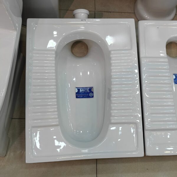 New Medium Brite New Medium WC Toilet - Squatting pan - Brite Ceramics - Brite Sanitary Ware