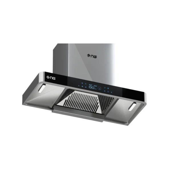 NAS GAS KHD-320 kitchen hood with stainless steel filter and modern wall-mounted design