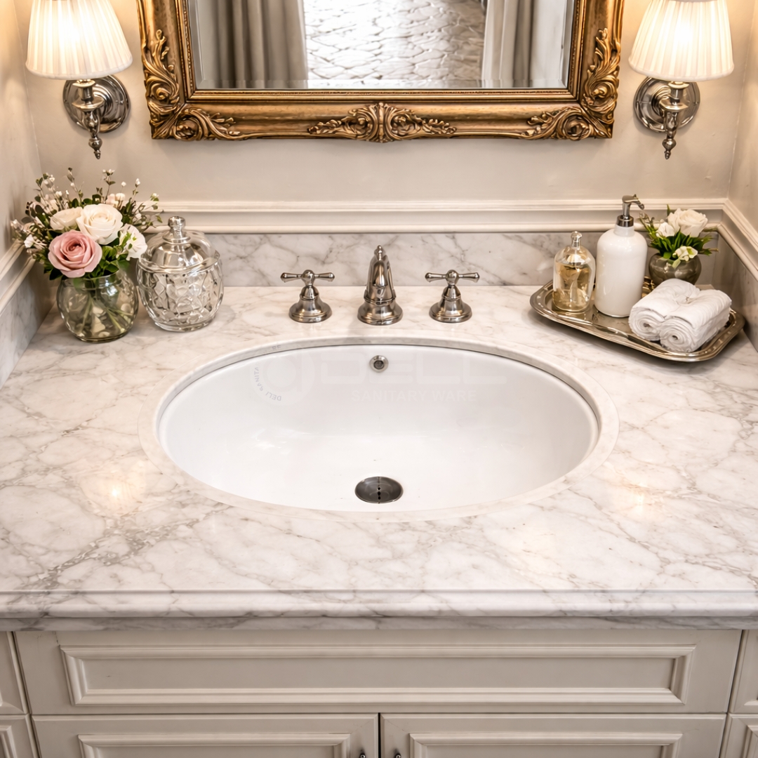 Premium Under Counter Oval Vanity Wash Basin Premium under counter oval vanity wash basin by Dell Sanitary Ware