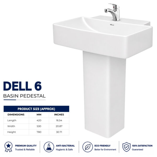 Dell 6 Wash Basin Dell 6