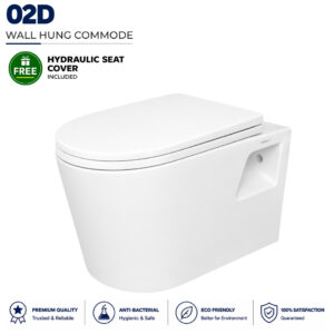 02D Wall Hang Commode - Porsh Sanitary Ware