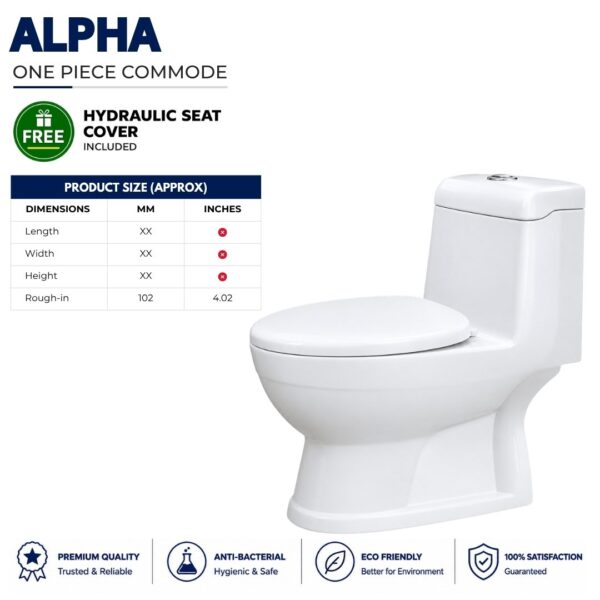 Alpha Commode - Porsh Sanitary Ware