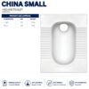 Brite China Small WC Toilet - Brite Ceramics - Brite Sanitary Ware, Brite China Small WC Toilet - Squatting pan - Brite Ceramics - Brite Sanitary Ware