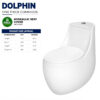 Brite Dolphin Commode - Brite Ceramics - Brite Sanitary Ware