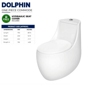 Brite Dolphin Commode - Brite Ceramics - Brite Sanitary Ware