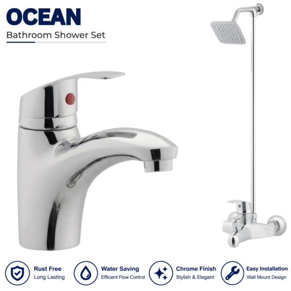 Ocean Bathroom Shower Set - Star Asia Ocean Bathroom Shower Set - Star Asia