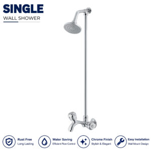 Single Wall Shower - Star Asia Single Wall Shower - Star Asia