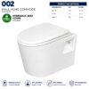 Wall Mounted Commode 002 Wall Mounted Commode 002,Wall Mounted Commode,wall hung commode,wall hanging commode,hanging commode,wall hung toilet,wall mounted toilet,