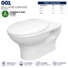 001 Wall hang Commode wallhang 001, Wallhanging ,Wall Mounted Commode,wall hung commode,wall hanging commode,hanging commode,wall hung toilet,wall mounted toilet,Brite Sanitaryware,