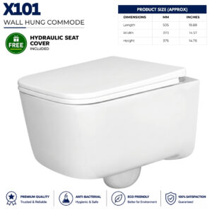 x101 wall hang commode