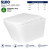 S100 Wallhang Commode S100 Wallhang Commode
