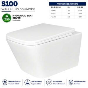 S100 Wallhang Commode