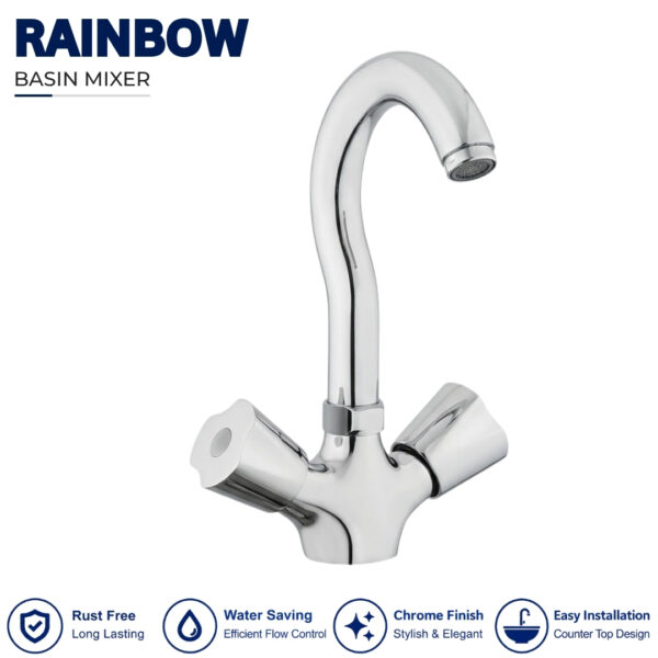 Rainbow Basin Mixer - Star Asia