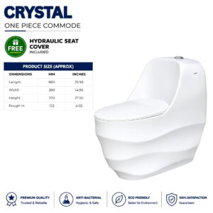 Crystal  Commode - Porsh Sanitary Ware