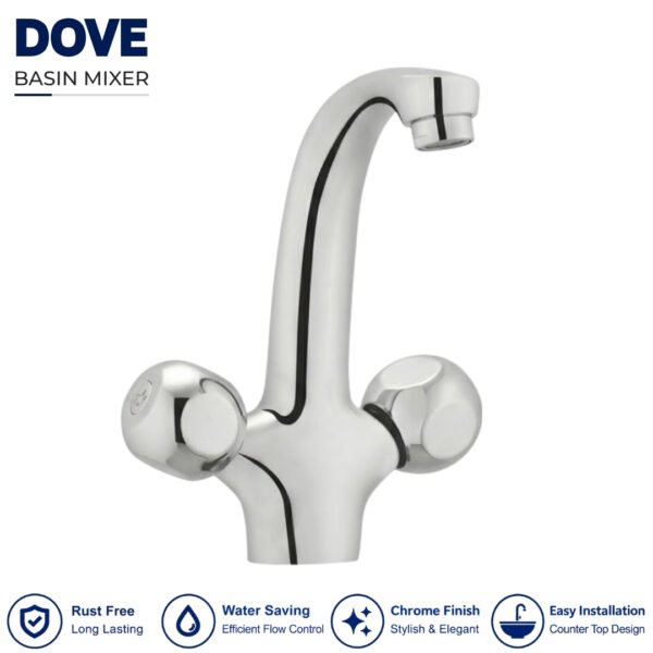 Dove Basin Mixer - Star Asia