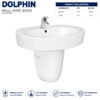 Brite Dolphin Wall hang Basin