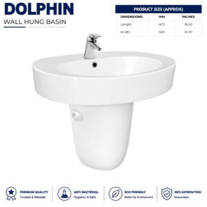 Brite Dolphin Wall hang Basin Brite Dolphin Wall hang Basin