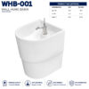 Brite Wall hang 001 Basin - Brite Sanitary Ware - Brite Ceramics