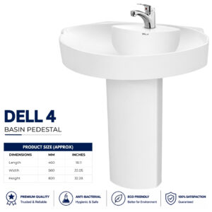 Wash Basin Dell 4 - Dell Ceramics - Dell Sanitary Ware